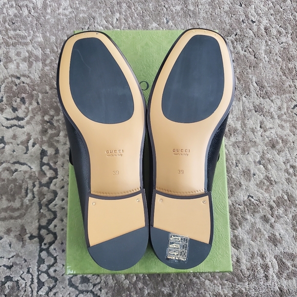 Gucci Jordaan Brixton Mister Horsebit Collapsible-Heel Leather Loafers - Picture 12 of 12